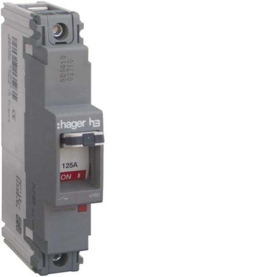HHA123Z - MCCB X160 1P 125A 25kA