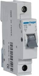 MW116 – MCB 1P 16A 3kA