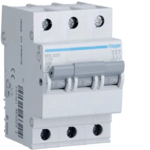 MW320 – MCB 3P 20A 3kA